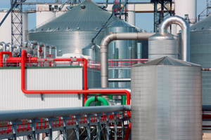 An example of a biorefinery similar to the one UPM-Kymmene is building in Leuna, Germany (photo courtesy of UPM-Kymmene).