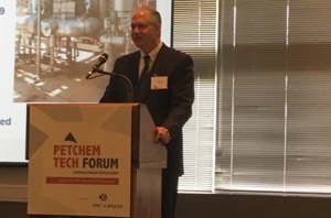 Michael White, senior Vice President of operations for TPC Group, provided the keynote address at Hydrocarbon Processing's Petchem Tech Forum.